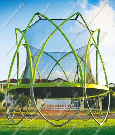 Батут с сеткой, качелями и баскетбольным кольцом, диаметр 8 фт