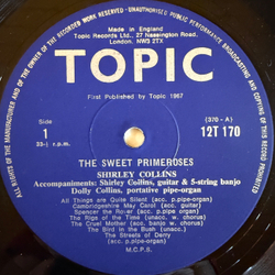 Виниловая пластинка Shirley Collins – The Sweet Primeroses LP