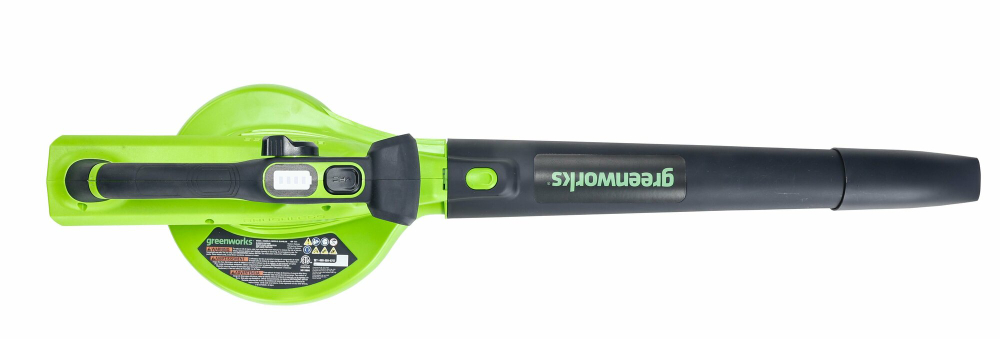 Воздуходувка-пылесос аккумуляторная ручная Greenworks GD40BVII 40В Li-Ion без АКБ и ЗУ (2406907)