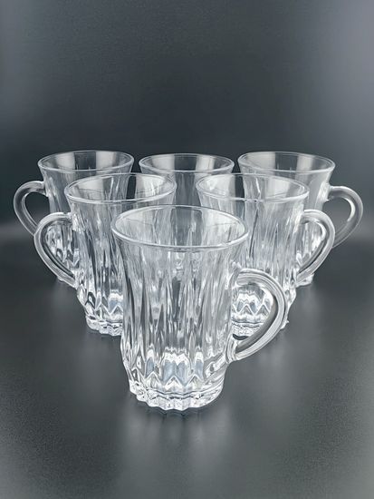 Набор кружек 6 шт. 200 мл. стекло