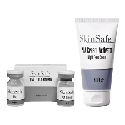 PLA+Activator & Face Cream Skin Safe | Полимолочная кислота + ПДРН в комплекте с кремом