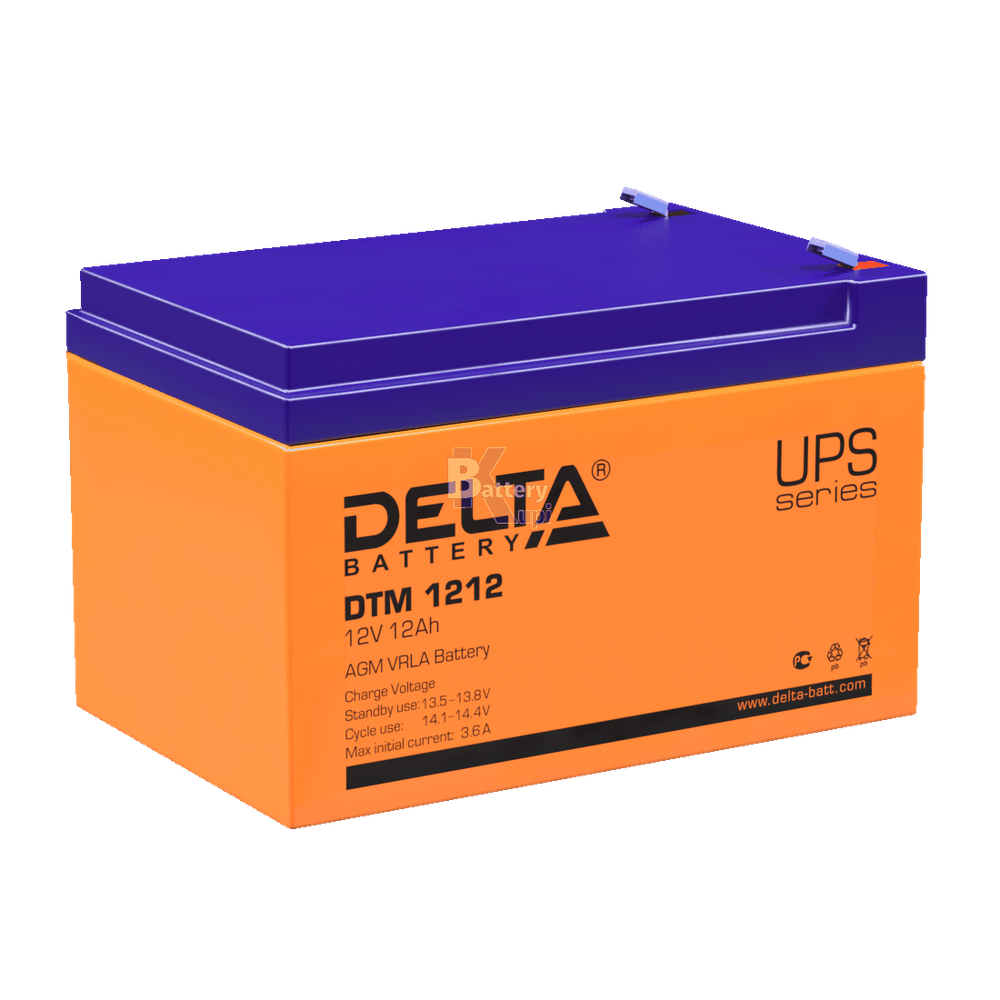 Аккумулятор Delta DTM 1212 (AGM)