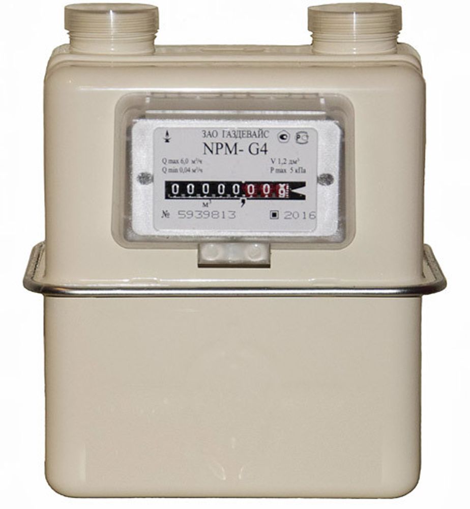 Счетчик газа Газдевайс NPM-G4(справа - налево) 2023 г.