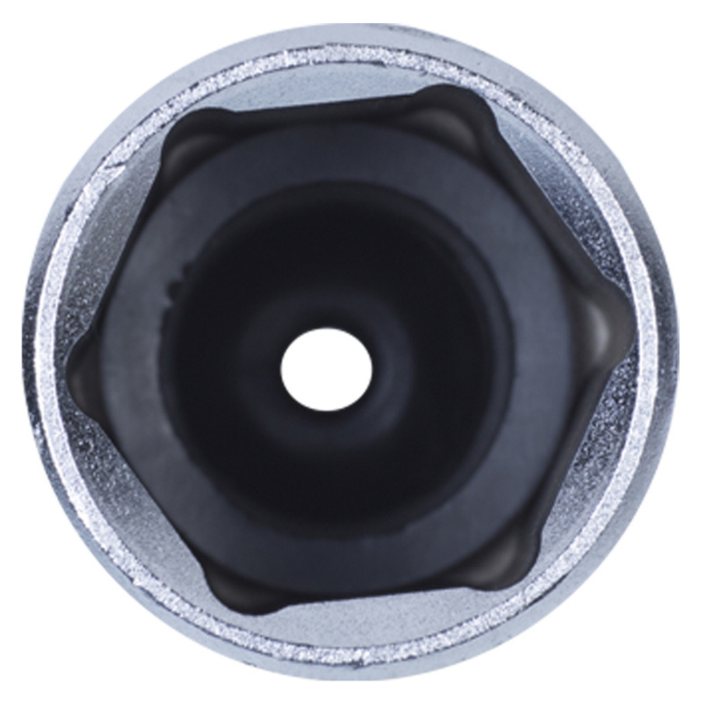 Головка свечная шестигранная 1/2&quot;, 21 мм, резиновый фиксатор KING TONY 463521R