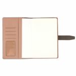 Ежедневник датированный 2025, А5, 143x218 мм, BRAUBERG "Journal", под кожу, застежка, органайзер, серый, 115881