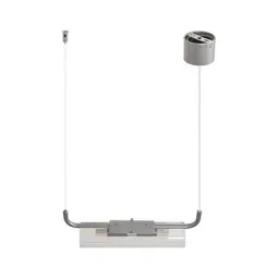 8258/2 SUSPENTIONI LN26 серебро/прозрачный, металл/стекло Подвес G9 2*20W 220V TORONTO