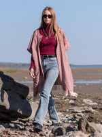 Бохо-накидка из фактурного хлопка