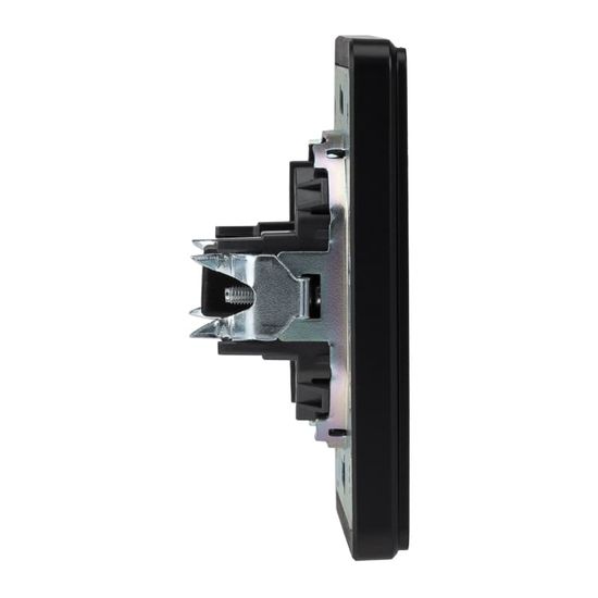 Розетка ROUND HDMI с/у оникс KRANZ