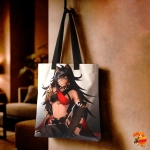 Сумка шоппер с принтом Genshin Impact