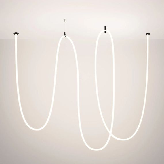 Подвесной светодиодный светильник Arlight SP-Tropic-Built-Trimless-R18-L10000-110W Warm3000 043392