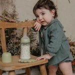 Антиколиковая бутылочка для кормления Suavinex Poetry SX PRO 270 мл, 3 мес+, зеленая