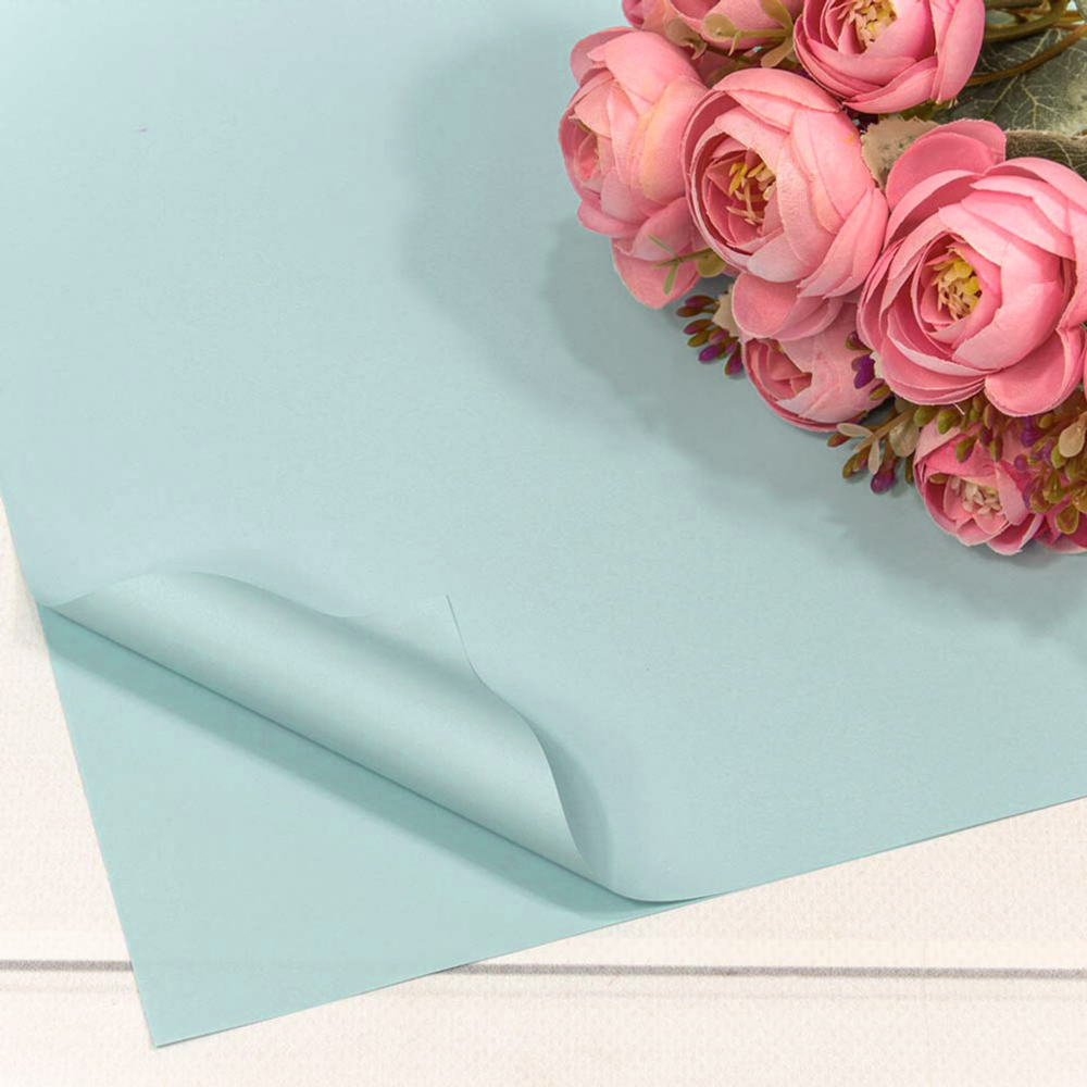 Пленка В листах 20 шт 60 х 60 см "Корейская" (Голубой)