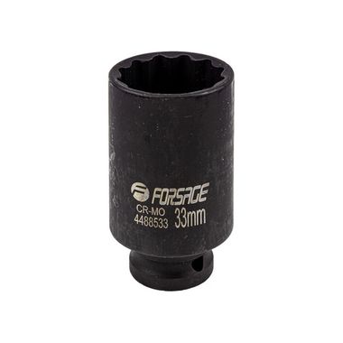 Головка ударная глубокая 33мм (12гр.), 1/2'' Forsage F-4488533