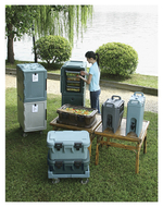 Термоконтейнер Cambro UPC400 401 синевато-серый