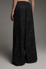 Брюки из жаккарда