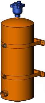 Вихревой газоотделитель топлива Air Separator-01, DN50