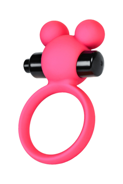 Виброкольцо на пенис A-Toys by TOYFA Pikle, силикон, розовое, 6,9 см, Ø 3,1 см