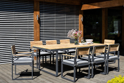 Обеденная группа из алюминия TOPA XL