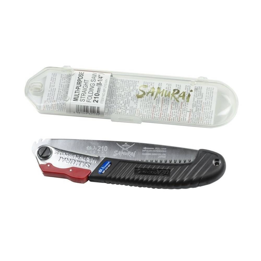 Пила складная Samurai с прямым полотном, L=210мм/3мм, 2 угла фикс, MP-210-MH