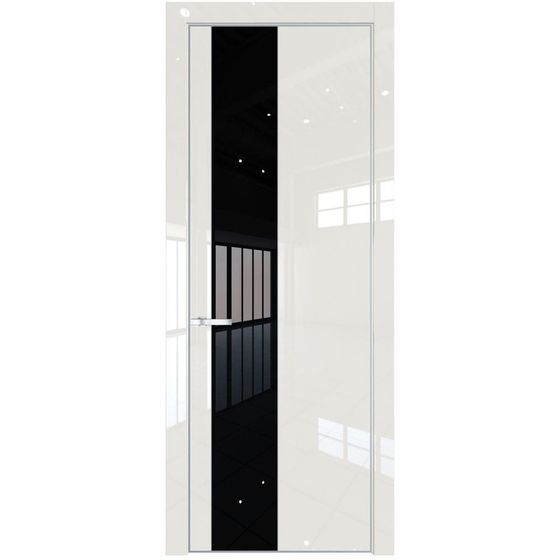 Profil Doors 19LA магнолия люкс профиль серебро стекло чёрный лак
