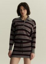 Поло укороченное в полоску 1’1’26