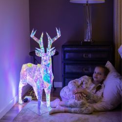 ULD-R501 220V DEER Светильник декоративный Олень. 500 светодиодов. Белый свет. Цвет корпуса радужный. TM Uniel