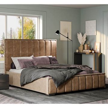 Мирабель Кровать 1,6м под ПМ (bts) шоколад с ПОС