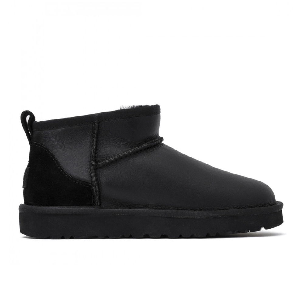 Ugg Classic Ultra Mini Metallic Black