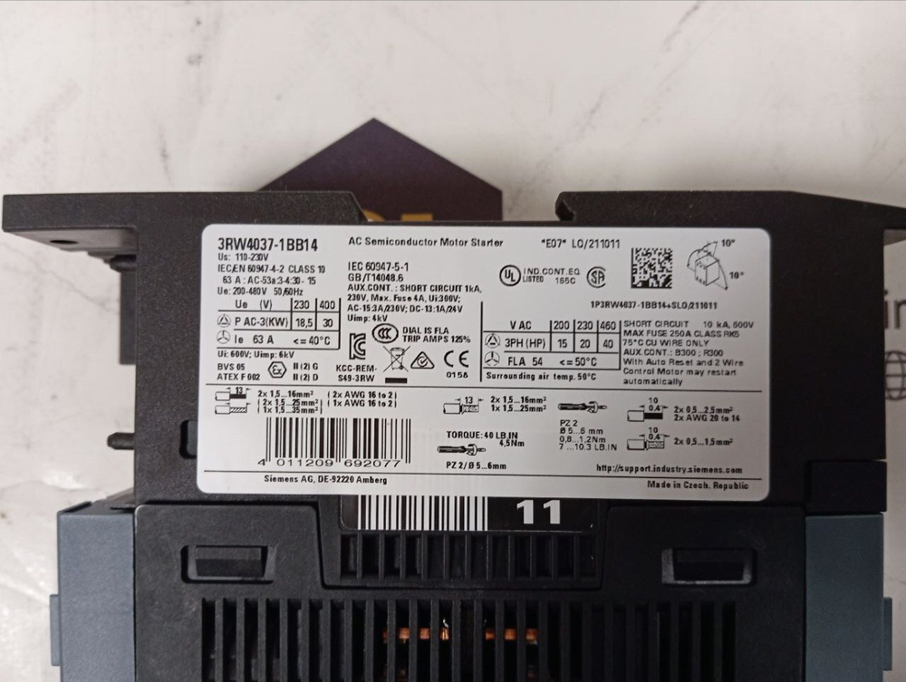 Модули Siemens 6SE, 6EP, 6ED 3RW4037-1BB14 новое