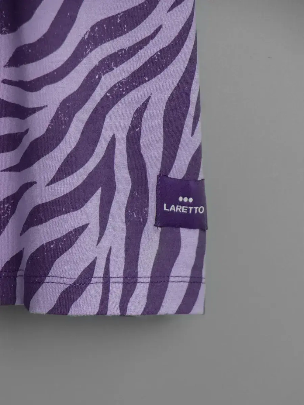 Хлопковая детская футболка с принтом зебры