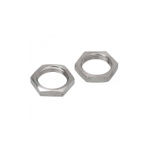 Гайка DIN 431 А2 BG 3/8" трубная низкая в упак 50 шт