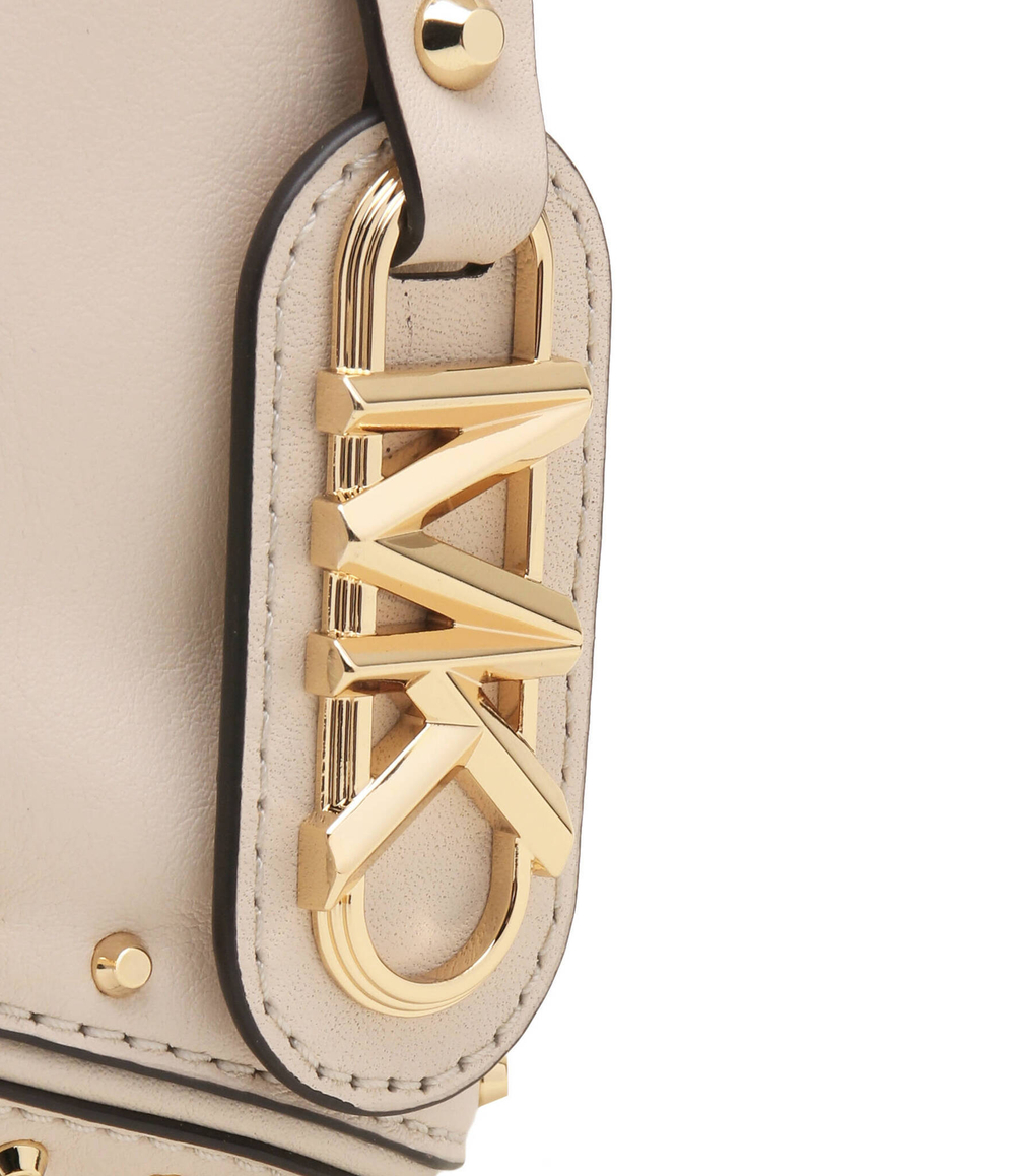 Кожаная сумка через плечо Michael Kors - кремовый(32S3GATU3L)