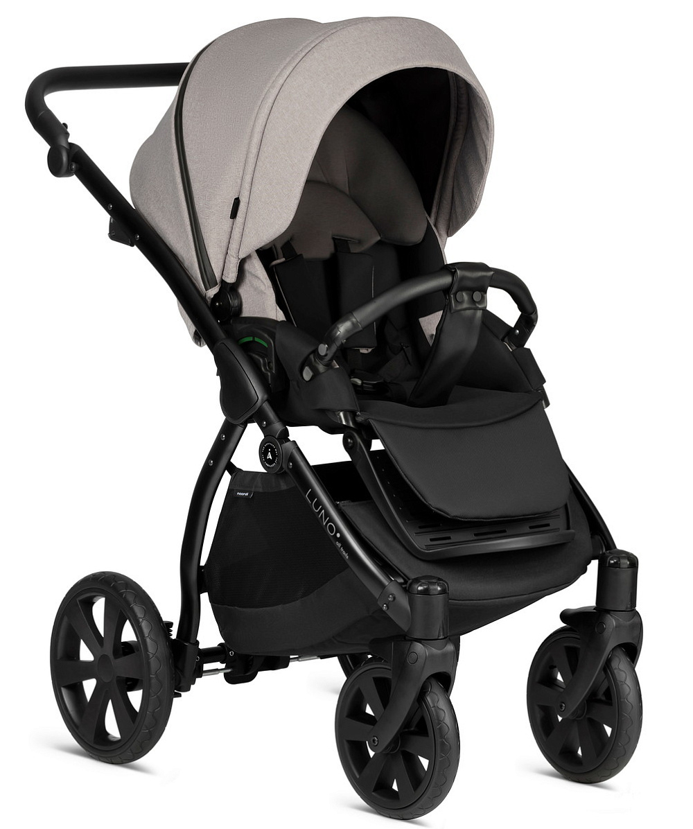 Детская коляска Noordi Luno All Trails 3 в 1 с автокреслом Terra Black 1012611 Moon Rock