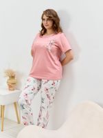 Пижама Узор-2 Виотекс СУХАЯ РОЗА