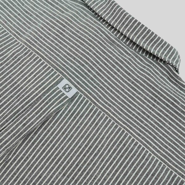 Рубашка Oversized Striped Shirt Grey - фото 6