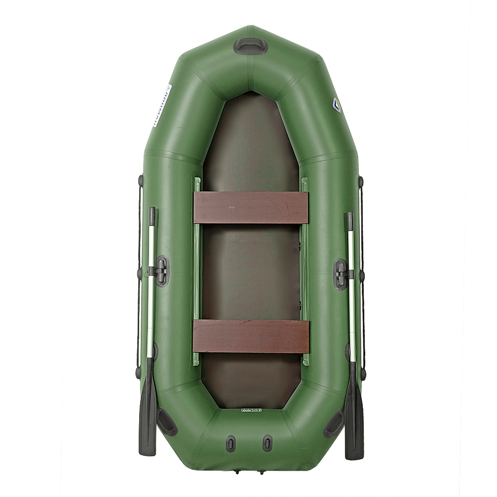 Лодка гребная под мотор Лоцман Профи 280 (зелёный, 280)