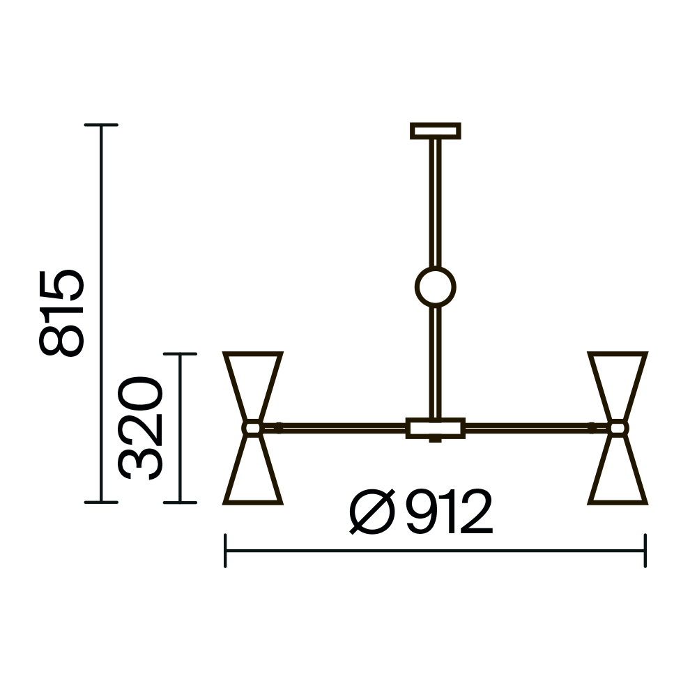 Подвесной светильник Maytoni MOD108PL-14WG
