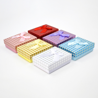 Футляр картонный прямоугольный, ассорти (6х2шт), серия "Подарочная" (№6)