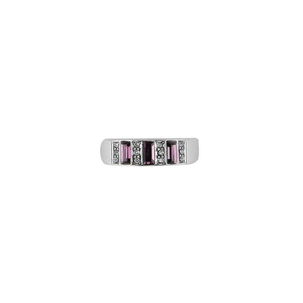 "Камбос" кольцо в серебряном покрытии из коллекции "Милан" от Jenavi