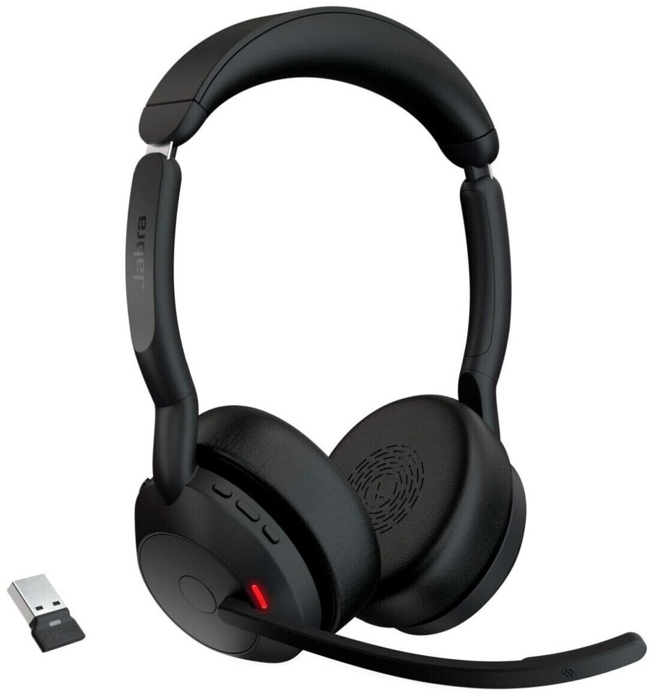 Наушники Jabra Evolve2 55 Link380a MS Stereo черный
