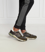 Кожаные кроссовки mick Premiata - хаки(MICK)