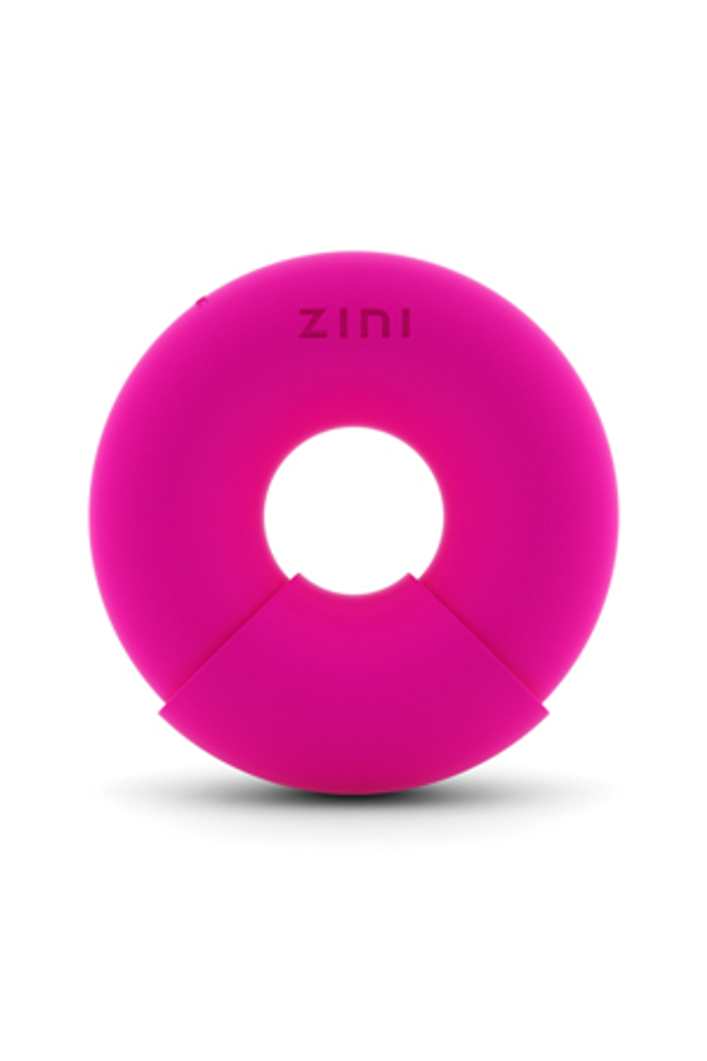 Розовый многофункциональный вибратор DONUT STRAWBERRY