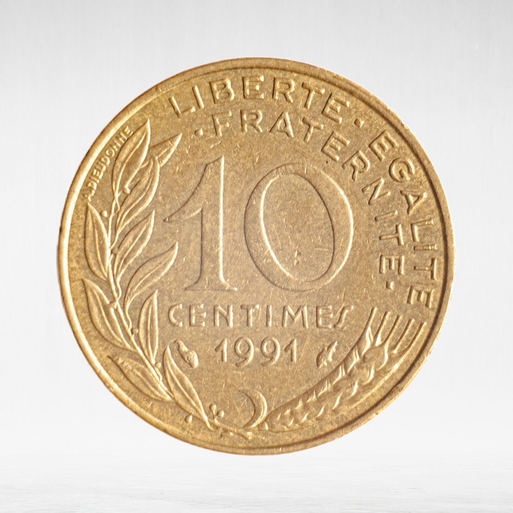 France, 10 Centimes 1991, VF