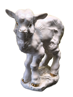 Фарфоровая Статуэтка «Козлёнок Васенька» ЛФЗ, 1950-1970 гг.