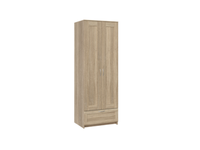 Шкаф Сириус 2 двери и 1 ящик 78х59х220 (сонома)