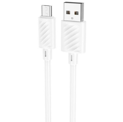Кабель HOCO X88/ USB Micro/ 1m/ 2,4A/ Белый