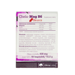 Olimp Chela-Mag B6 Skurcz диетическая добавка, 60 капсул