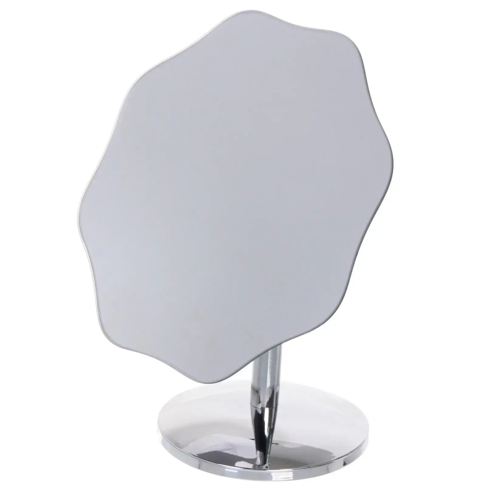 Зеркало настольное «ФОРТУНА БРИ», фигурное, цвет металл, 21*17,5см (коробка)