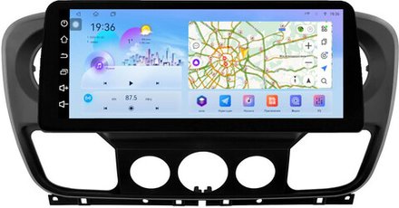 Магнитола для Renault Master 2010-2019 (рамка большая) - FarCar монитор 12.3" 2K QLED на Android 14, TS10, CarPlay, 4G SIM-слот