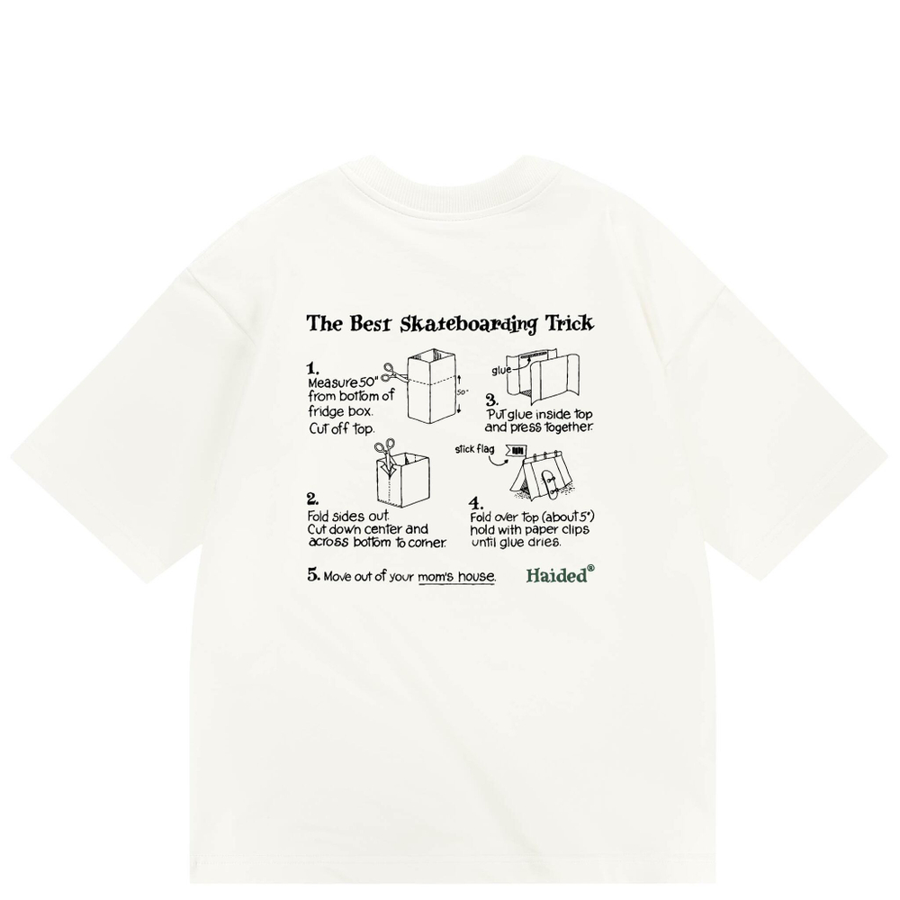 Футболка HAIDED BEST TRICK Ecru